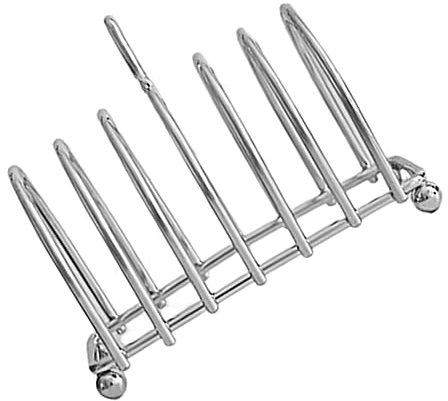 OSALADI Rejilla para Freidora De Aire Rejilla para Tostadas De Cocina Soporte para Rebanada De Pan Rejilla para Tostadas De Desayuno Porta Tostadas Estante Acero Inoxidable Almacenamiento