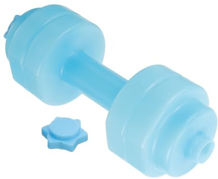 Milisten Dumbbell Water Cup Water Bottle Dumbells Dumbbells Drinking Glasses Sports Supplies Creative Dumbbell Drinking Bottle Dumbbell Bottle Travel Portable The Pet Kettle re-usable