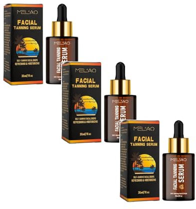 SelbstbräUner Self Tanning Drops Natürliche Bräunungstropfen mit Hyaluronsäure-Bräunungsöl zur allmählichen Bräunung SelbstbräUner Gesicht SelbstbräUner SelbstbräUner Gesicht BräUnungsöL (30ml)