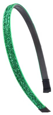 5 St點k Haarreifen,Glitzer-Haarband,D黱nes Haargummi,Haarb鋘der mit Z鋒nen,Buntes Haar-Accessoire,Rutschfest Stirnb鋘der,Glitzernd Haarreif,Kopfschmuck,f黵 Frauen M鋎chen,gr黱