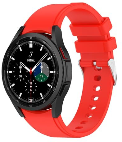 Correas compatibles con Samsung Galaxy Watch 7 de 44 mm, correa de repuesto ajustable de silicona para reloj deportivo Galaxy Watch7 de 44 mm