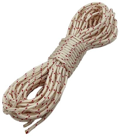 YGQ 3mm 12 Meters Pull Cord Starter Rope 1/8 inch Recoil String for Chainsaw Trimmer Edger Weed Eater Wacker Leaf Blower STIHL MS170 MS180 Husqvarna Echo Craftsman Poulan Push Mower 12M #4