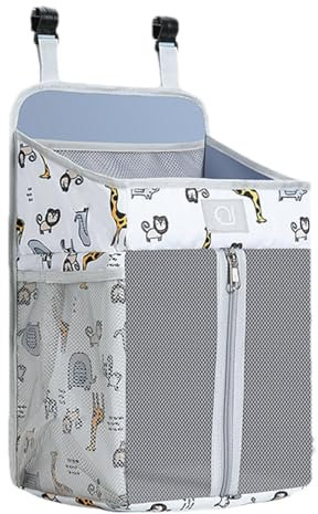 Windel-Organizer für stapelbares Kinderbett, Windel-Organizer zum Aufhängen für Wickelkommode | Hänge-Organizer für Kinderbett, Wickelkommode und Wiege, Windel-Organizer zum Aufhängen für Kinderbett