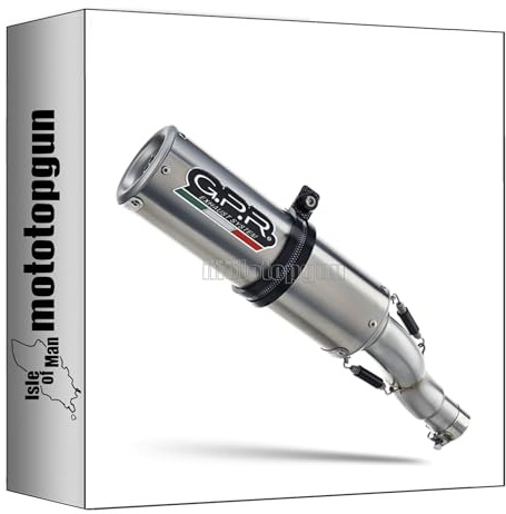 scarico completo gpr omologato catalizzato acciaio m3, db-killer incluso, e4.bm.cat.93.m3.inox compatibile con bmw g 310 r 2017 2018 2019 2020 2021 mototopgun