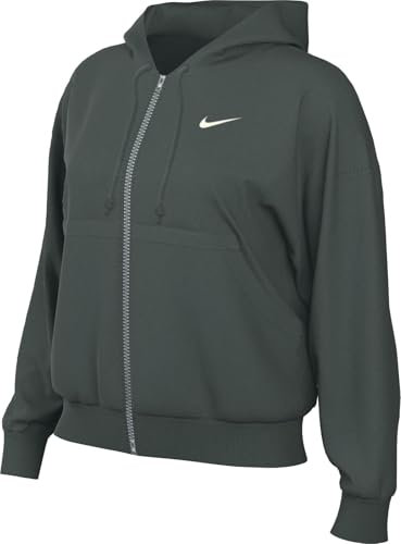 Nike Felpa da Donna Sportswear Phoenix in Pile, Oversize, con Chiusura Lampo Integrale