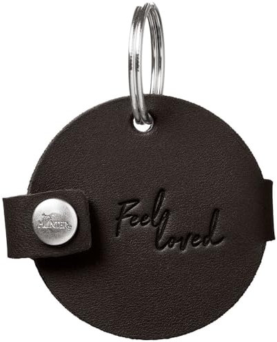 HUNTER Anhänger Hundemarken-Etui Aalborg Farbe schwarz, Größe M