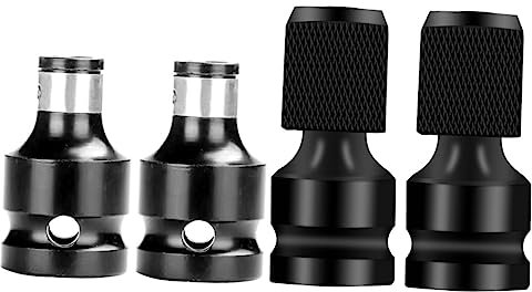 DOITOOL 4stücke Vierkant-antriebsadapter -steckschlüsseladapter Steckschlüsseladapter Für Schlagschrauber Werkzeugadapter Für Bohrer Und Schraubendreher