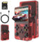 KINMRIS R36S Retro Handheld Game Console, Retro Console 3.5 Inch IPS Screen, 128G Over 40,000 Games, Portable Game Console for Children and Adults, Supports Multiple Emulators (Light Red)