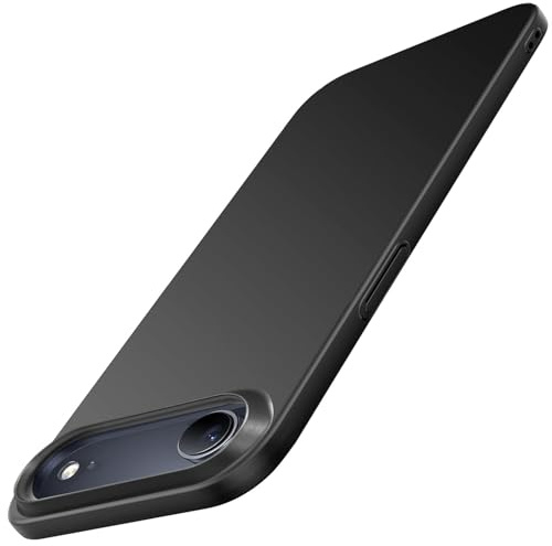 Galful Dünn Hülle für iPhone 17 Air Handyhülle Matt 0.3 mm Ultra Slim Case Leicht Finish PP Hard Minimalistische Schutzhülle Stoßfest rutschfest Kratzfest Extra Dünn Hardcase-Schwarz