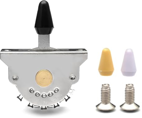 PEILINZE Palanca de cambio de conversión de guitarra eléctrica de 3/4/5 vías con 3 puntas