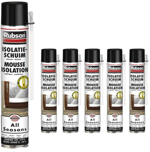 Bauschaum, PU-Schaum, Isolierschaum - All Season - Montageschaum (6 x 750ml)