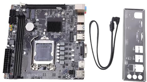 Yanmis Placa Base para Juegos H110, Placa Principal para Juegos LGA1151 Mini ITX de Doble Canal DDR4 M.2 NVMe SATA3.0 6 GB/s PCI EX16, Compatible con Procesador 6.º, 7.º y 8.