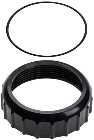 Yarteim Gewindering für SPS100, SPS75 & SPS50 Vorfilterpumpen, sichere verschraubte Überwurfmutter, schwarz, Ersatzteil für Pool Filtrationssysteme