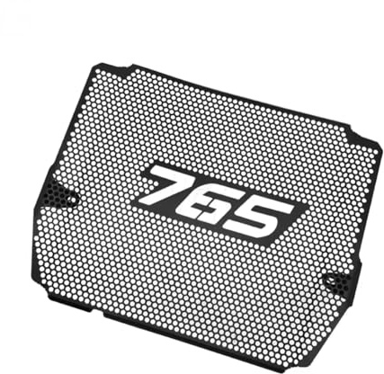 Griglia Protezione Radiatore con Logo 765, per Triumph Street Triple R RS 2023-2025, Nera