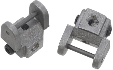 BCOATH 2pezzi Porta Lama per Seghetto Alternativo senza Perni in Metallo Morsetto Lama Scorrevole per Lame Superiori e Inferiori Accessorio Robusto per Utensili da Lavorazione