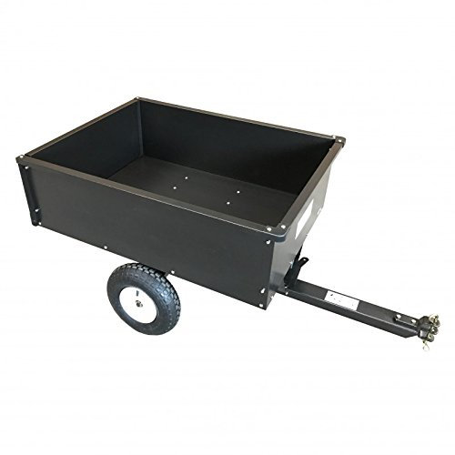 Turfmaster DC-180 - Remorque Basculante en Acier avec hayon Amovible - 180 KG / 210 litres