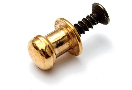 Baogu 10 Stück Mini Runden Schranktür Schublade Bin Griff Möbelknopf 7 * 10MM Gold