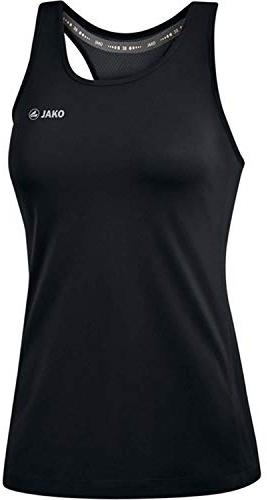 JAKO Damen Tanktop Run 2.0, Schwarz, 38