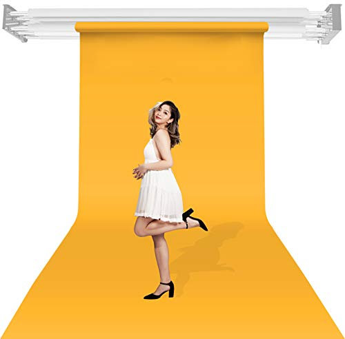 Pro Papierhintergrund 1,35x10m, Nahtloser Hintergrundkarton, Paper Background Roll, ideal für Fotografie, Video, Portrait, für Hintergrundsystem, Fotohintergrund, Studiobedarf