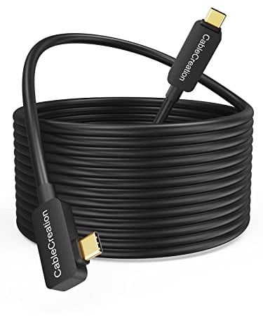 CableCreation Compatible with Quest 2 Cable Fiber Optic 16 FT, USB 3.2 Gen2 USB C to USB C Cable 10Gbps High Speed Data Transfer for Oculus Quest 2, Virtual Reality Headsets Gaming PC,5M