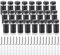 Sign Advertising Nail, Stainless Steel Sign Standoff Screws 24 Pcs, Suitable for Standoff Fixings for Glass Posters, Picture Frames and Mirrors (25mm x 12mm)