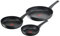Tefal G2609072 Ultimate On, Juego de 3 Sartenes con revestimiento muy resistente, Thermo-Signal, Thermo-Fusion, Todo tipo de cocinas, Apto para horno, Sin PFOA, 20/24/28 cm
