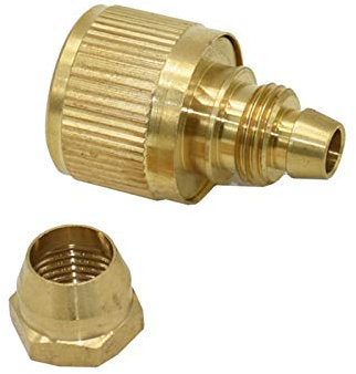Raccord de tuyau anti-fuite Connecteur rapide de 3/8 pouces en laiton 10mm de voiture de lavage de voiture Tuyau de tuyau d'eau Adaptateur Connecteur de tuyau de tuyau de cuivre Ajustement de cuivre 8