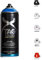 VIRSUS 1 Bomboletta Spray Vernice Acrilica per GRAFFITI Blu A036 da 400ml + 5 testine per tratti precisi e spessi, finitura opaca coprente, per street artists murales (NEPTUNE BLUE)