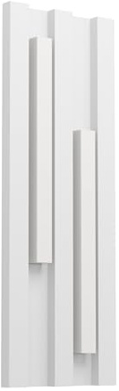 Eglo LED Outdoor wall spot Light Fandina, Outside wall lamp Rectangular | porch lighting made of metal in white, warm white, IP55