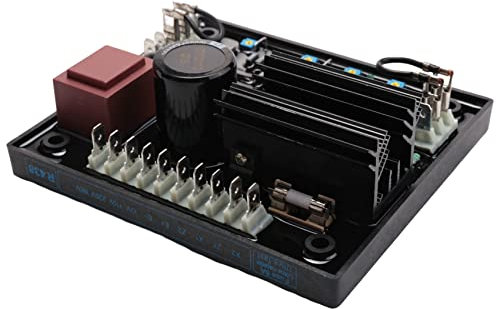 POOSR AVR R438 - Regulador de voltaje automático, generador, estabilizador, apto para generador Leroy Somer
