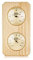 Fubdnefvo Holz Sauna Thermometer und Hygrometer 2 in 1 Luftfeuchtigkeit Temperatur Messung Familie Hotel Sauna Raum