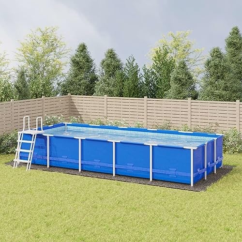 vidaXL Tapiz de Suelo Piscina geotextil poliéster Gris Claro 999x500cm