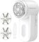 Fabric Shaver, HOMEASY Portable Lint Remover Debobbler Clothes Shaver, Bobble Remover for Clothes Adjustable 2 Speed Lint Shaver with 3 Blades Included (White)