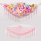 MHJY Toy Storage Hammock for Stuffed Animals Soft Cuddly Plush Toys Macrame Net Large Corner Wall Hanging Organizer Holder for Kids Nursery Bedroom