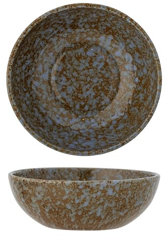 [W] Paula Schale, Blue, Steingut; D16,5xH5 cm