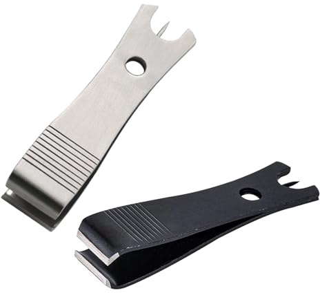 LUOFENG 2 stücke Angelschnur Cutter Nipper mit Haken Auge Reiniger Pin Angelschnur Schneiden Werkzeug Edelstahl Angelschnur Schere