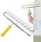 Samuliy Kit de rouleaux à peinture de 18 pouces, rouleau à peinture - Kit de rouleaux de peinture solides, rouleau de peinture pour plafond sans couture,Rouleau à peinture large en alliage d'aluminium