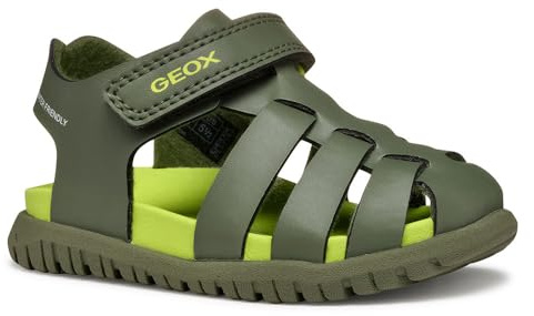 Geox B SANDAL FUSBETTO BO, Baby - Jungen Sandal, Sage,