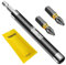 3 x SabreCut SCRSG120 120mm Magnetic Retractable Hex Head Screw Guide and 25mm PH2 Bits Set for Screw Bits Screwdrivers and Other Accessories