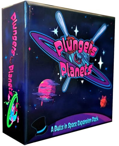 Plungers and Planets Erweiterung für Hintern im Weltraum - Das Kartenspiel