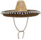 Bock op Kölle Sombrero Mexico Kostüm Zubehör Karneval Mottoparty Hut 60x60 cm (Sombrero 48x48 cm)