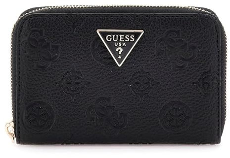 GUESS Cresidia SLG Zip Around Wallet M Black