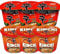 Starry Mart NS Korean Instant Bowl Noodles Soup (Pack of 6) - SHIN x 3 & SHIN Kimchi x 3
