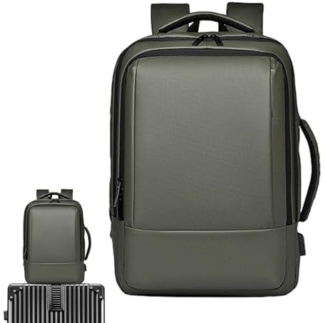 Rqrdww Business Backpack, Expandable Notebook Backpack, Professional Laptop Backpack, Extra Large Travel Backpack, Work Backpack For Adults, Staff Travel Bag, Teacher Laptop Bag, Strong Work Backpack