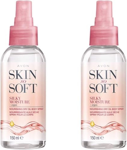 Avon SKIN SO SOFT Silky Moisture Pflegespray - Arganöl Gesichtsspray Feuchtigkeit