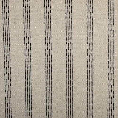 Kt KILOtela - Chenille-Polsterstoff, Jacquard Gobelin, Polsterstühle, Kissen, Kopfteil, Sofa, Taschen, verschleißfest, Nähen, 100 cm Länge x 280 cm Breite, Streifen, Piave, Schwarz, 1 Meter