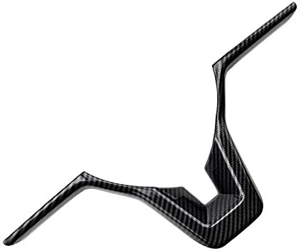 XEDLAMP Carbon-Faser-Auto-Lenkrad-Panel-Abdeckungs-Ordnungsaufkleber, for Nissan, for DayZ 2019 2020 2021, Zubehör, Auto-Styling Auto-Lenkrad-Stick(6 Clock Style)