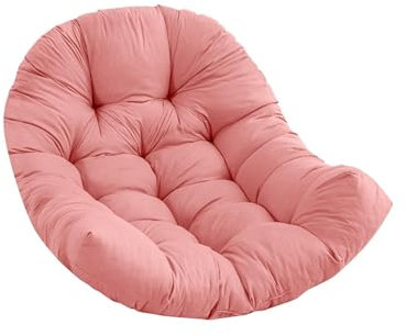 UZAMIRLEX Gartenschaukel Sitz Ei Stuhl Kissen, Egg Chair Ersatzkissen(Pink)
