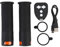 Tbest Elektro Roller Blinker Lenker, Roller Fernbedienung Blinker Licht Griff Bar Griffe (Black)