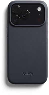 Bellroy Phone Case, Lederhülle, kompatibel mit iPhone 17 Pro - Nightsky | Schlanke Leder-Handyhülle für ein iPhone 17 Pro mit Mikrofaserfutter und Zugriff auf alle Tasten und Anschlüsse